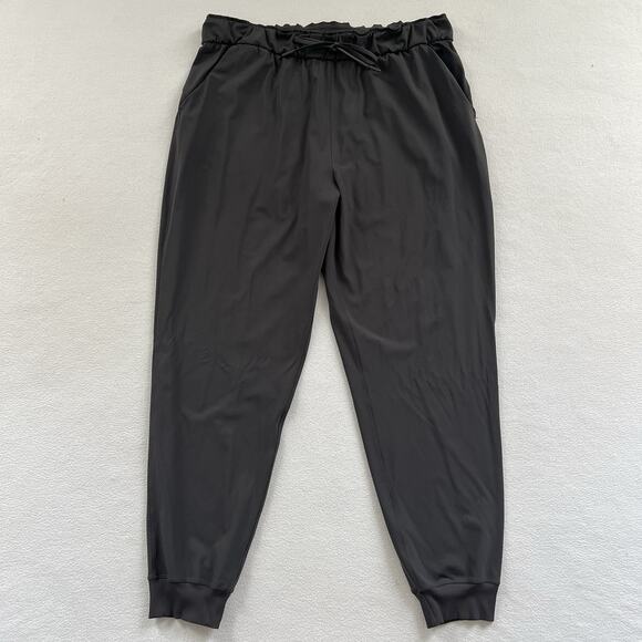 Lululemon Women Keep Moving Jogger Luxtreme Charcoal Gray High Rise Pant 14 - Picture 1 of 8